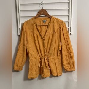 Falls Creek Women's Mustard Blouse